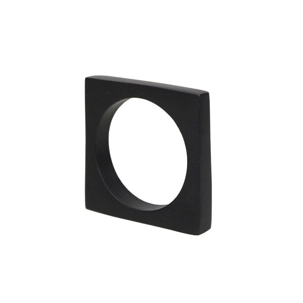 029197-ISRyk-first-_1 Reze Δαχτυλιδια Πετσετας Φαγητου 5x5x3cm Αλουμινιο Μαυρο - Image 1