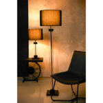 Tremont Φωτιστικο Επιδαπεδιο 41x41x152cm Σιδερο Μαυρο Ματ Γυαλι Μαυρο - Image 2