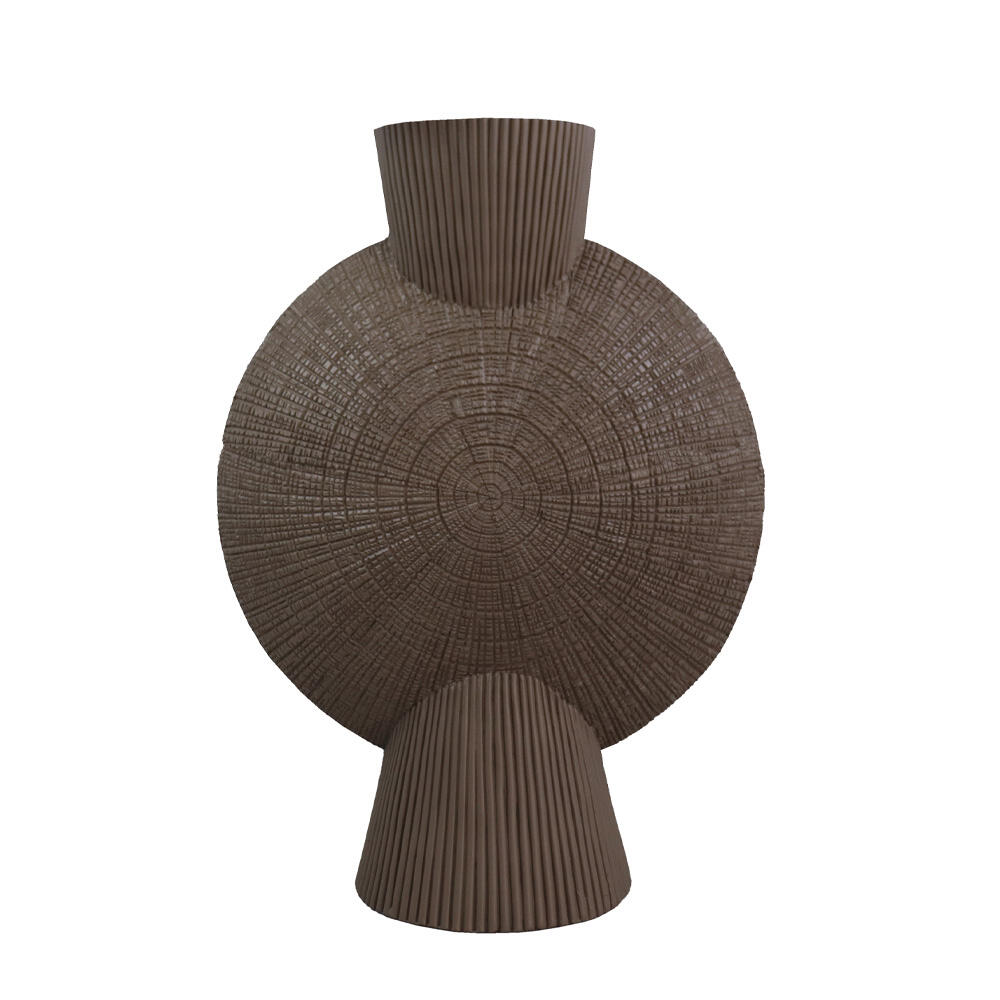 029649-ioAIR-first-_1 Bodil Βαζο 32x16x44cm Polyresin Καφε - Image 1