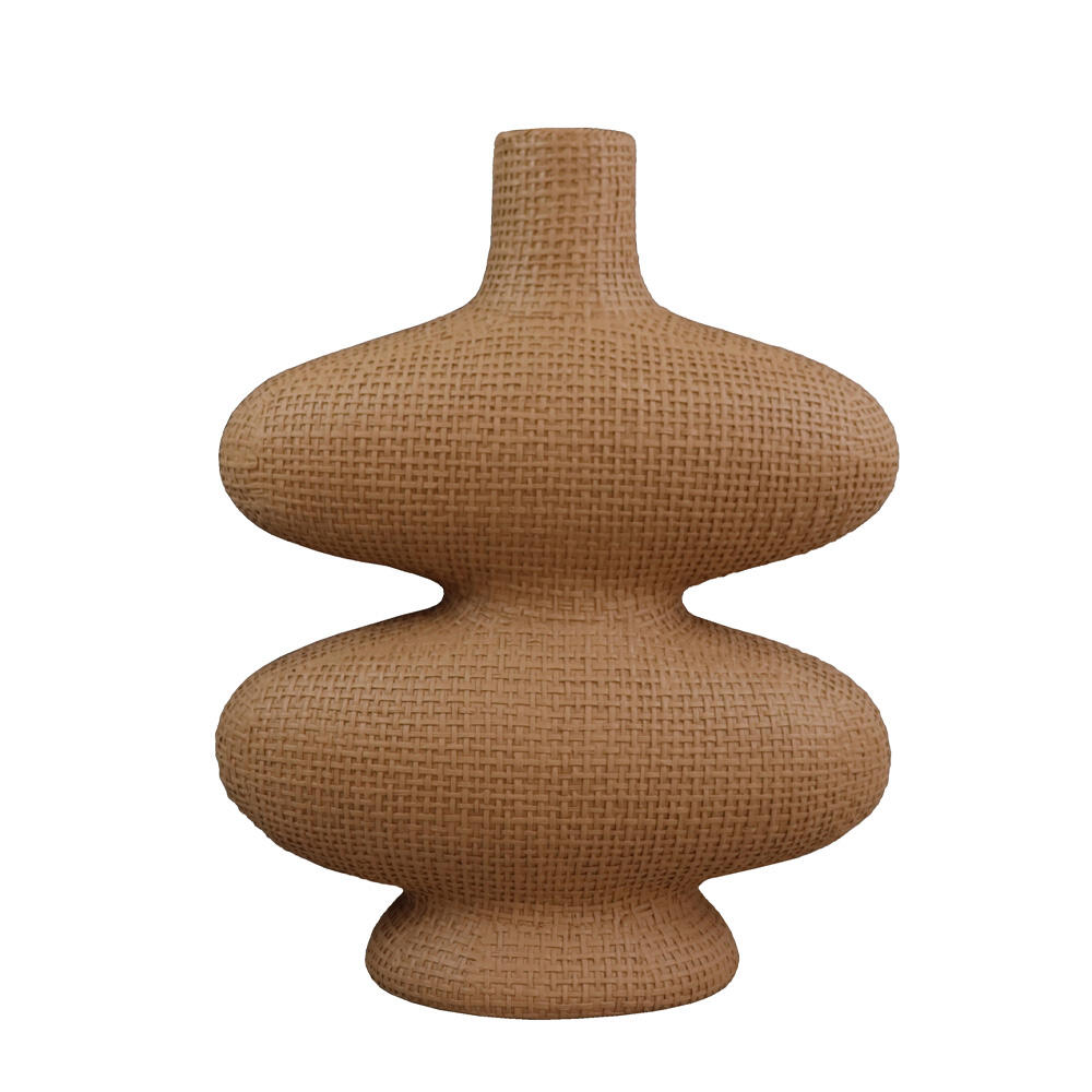 029652-D7URL-first-_1 Randi Βαζο 32x15x39cm Polyresin Terracotta - Image 1