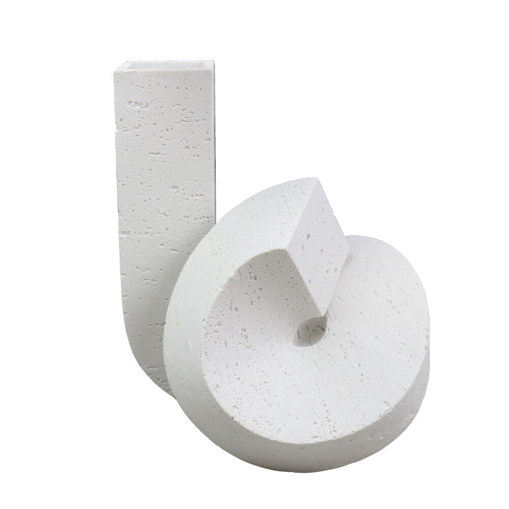 029653-jl92M-first-_1 Gorm Βαζο 21x19x25cm Polyresin Λευκο - Image 1