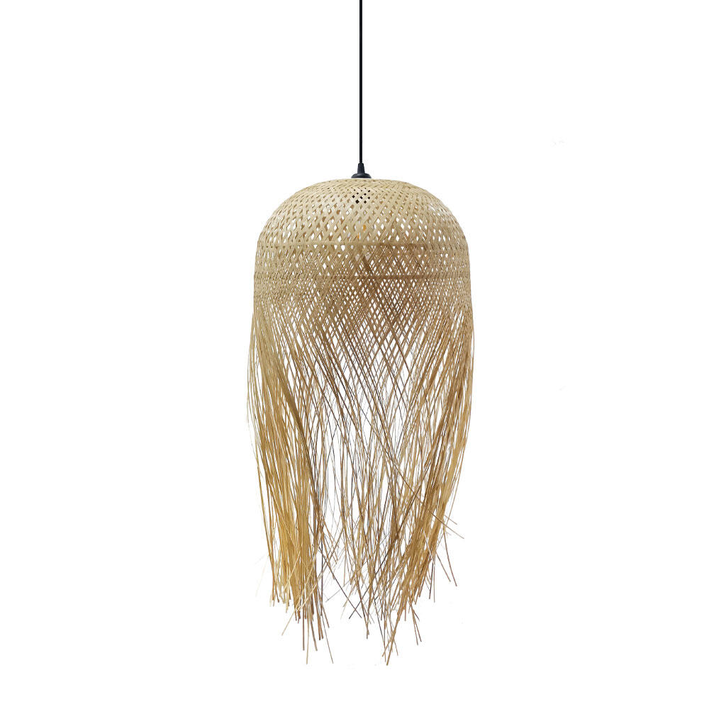 029705-br9gV-first-_1 Manila Φωτιστικο Οροφης 40x40x70cm Rattan Φυσικο - Image 1