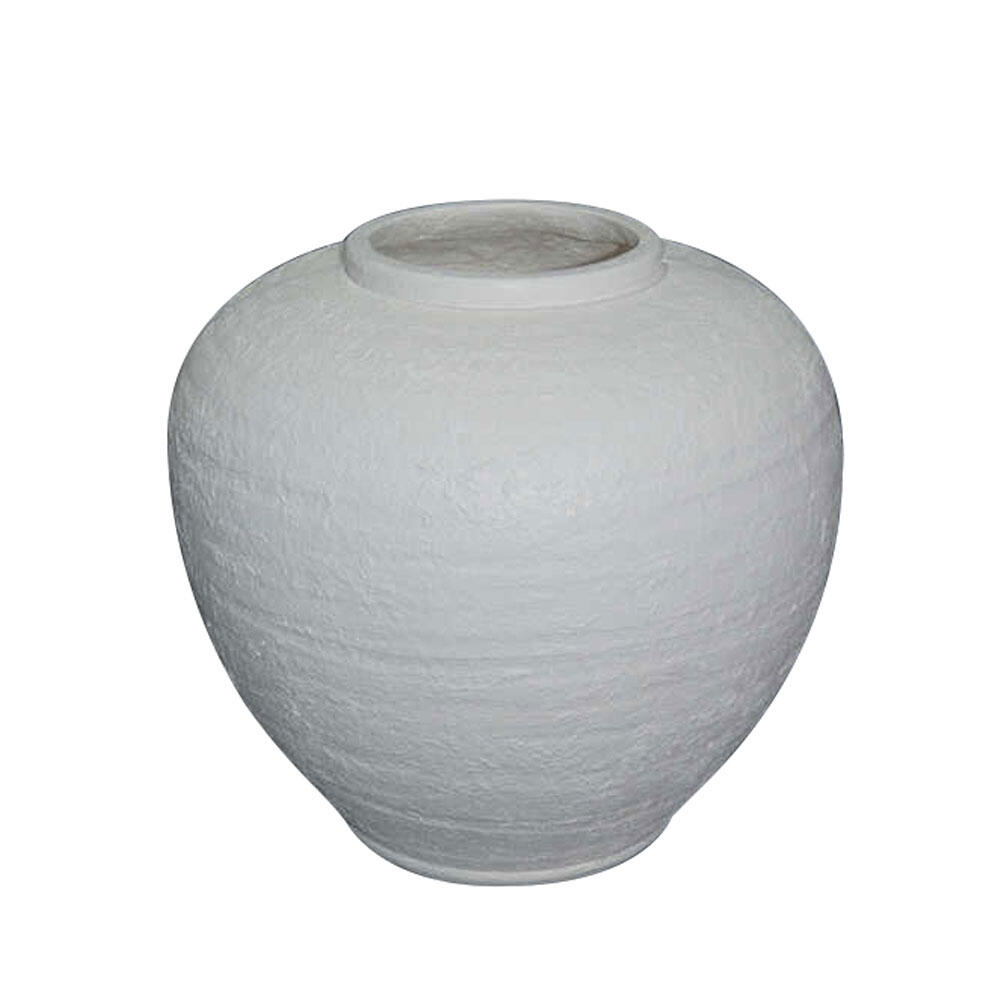 029768-7W2xY-first-_1 Santorini Γλαστρα 38x38x35cm Fiber Glass Λευκο - Image 1