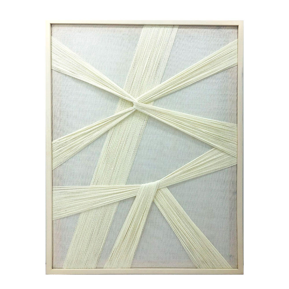029806-EGFQa-first-_1 Quiet Moments Πινακας Διακοσμησης 60x80x3cm Ξυλο Λευκο Νημα Λευκο - Image 1