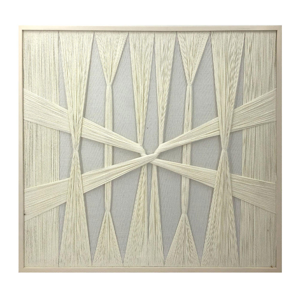 029818-IxyXY-first-_1 Walk Wild Πινακας Διακοσμησης 80x80x3cm Ξυλο Λευκο Νημα Λευκο - Image 1