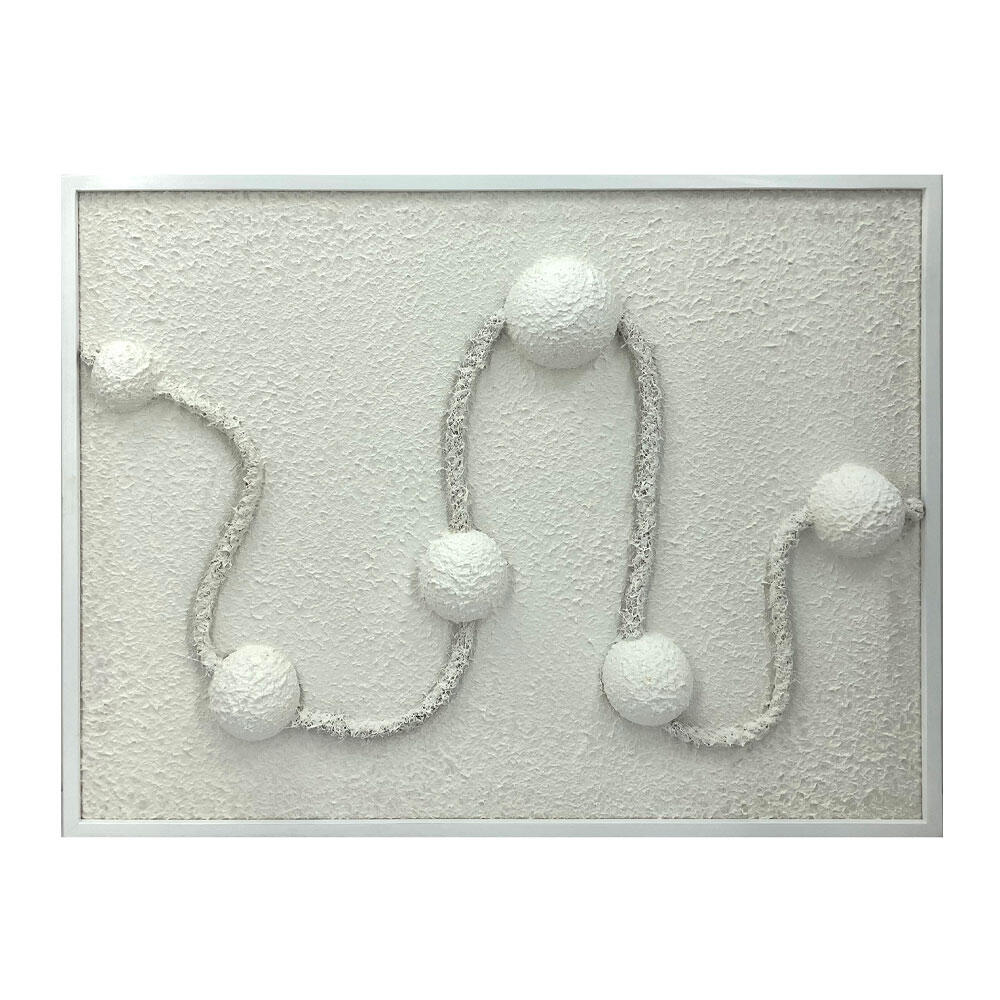 029832-wEndx-first-_1 White Clouds Πινακας Διακοσμησης 80x60x7cm Ξυλο Λευκο Λευκο - Image 1