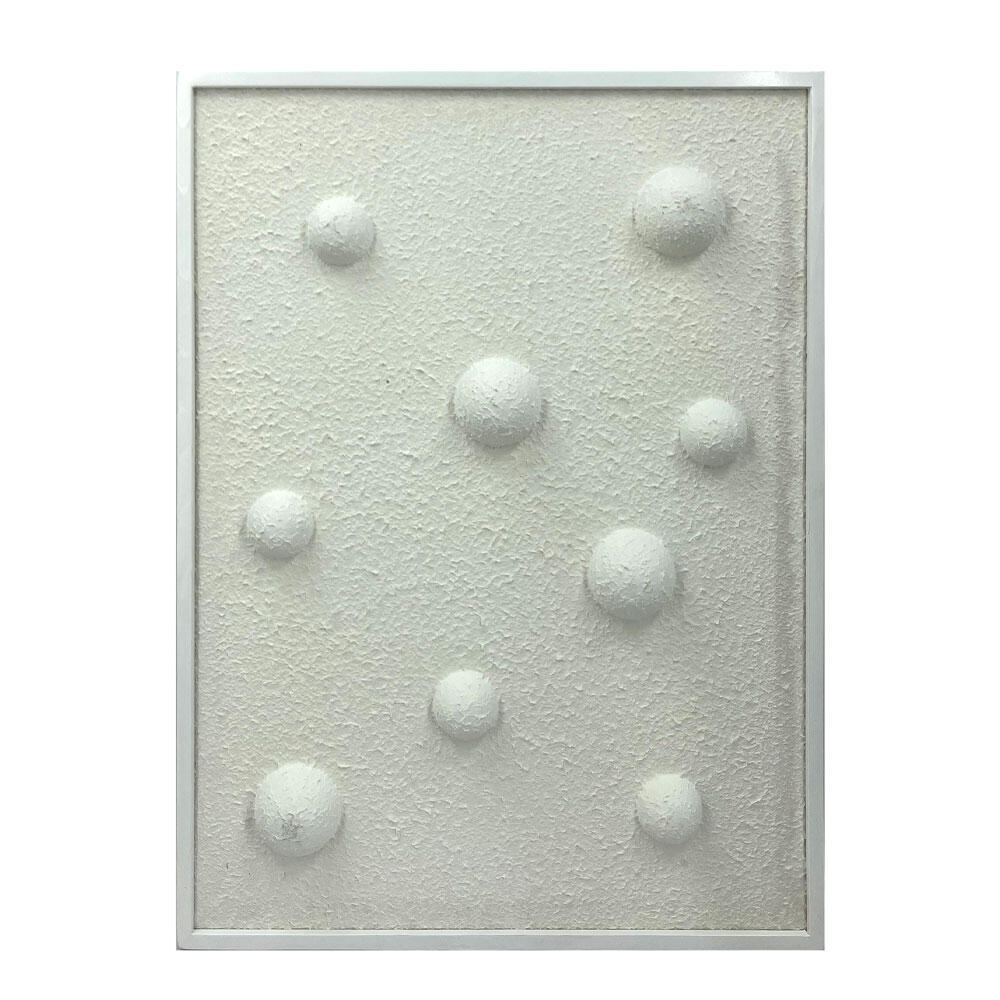 029833-B2mYg-first-_1 White Clouds Πινακας Διακοσμησης 60x80x6cm Ξυλο Λευκο Λευκο - Image 1