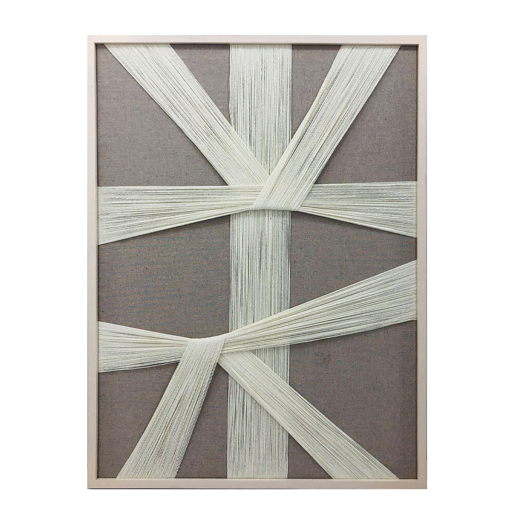 029835-fg0Xx-first-_1 Made Of Art Πινακας Διακοσμησης 60x80x3cm Ξυλο Γκρι Λευκο Νημα Λευκο - Image 1