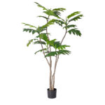Breadfruit Tree Δεντρο Τεχνητο Σε Γλαστρα 180cm Pe Πρασινο Μεταξωτο Υφασμα