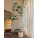 Peacock Tree Δεντρο Τεχνητο Σε Γλαστρα 150cm Pe Πρασινο Μεταξωτο Υφασμα - Image 2