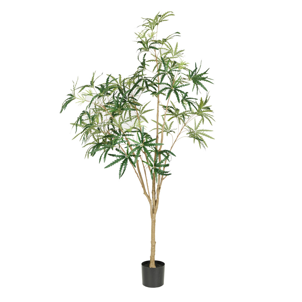 029876-HpAFv-first-_1 Peacock Tree Δεντρο Τεχνητο Σε Γλαστρα 220cm Pe Πρασινο Μεταξωτο Υφασμα - Image 1