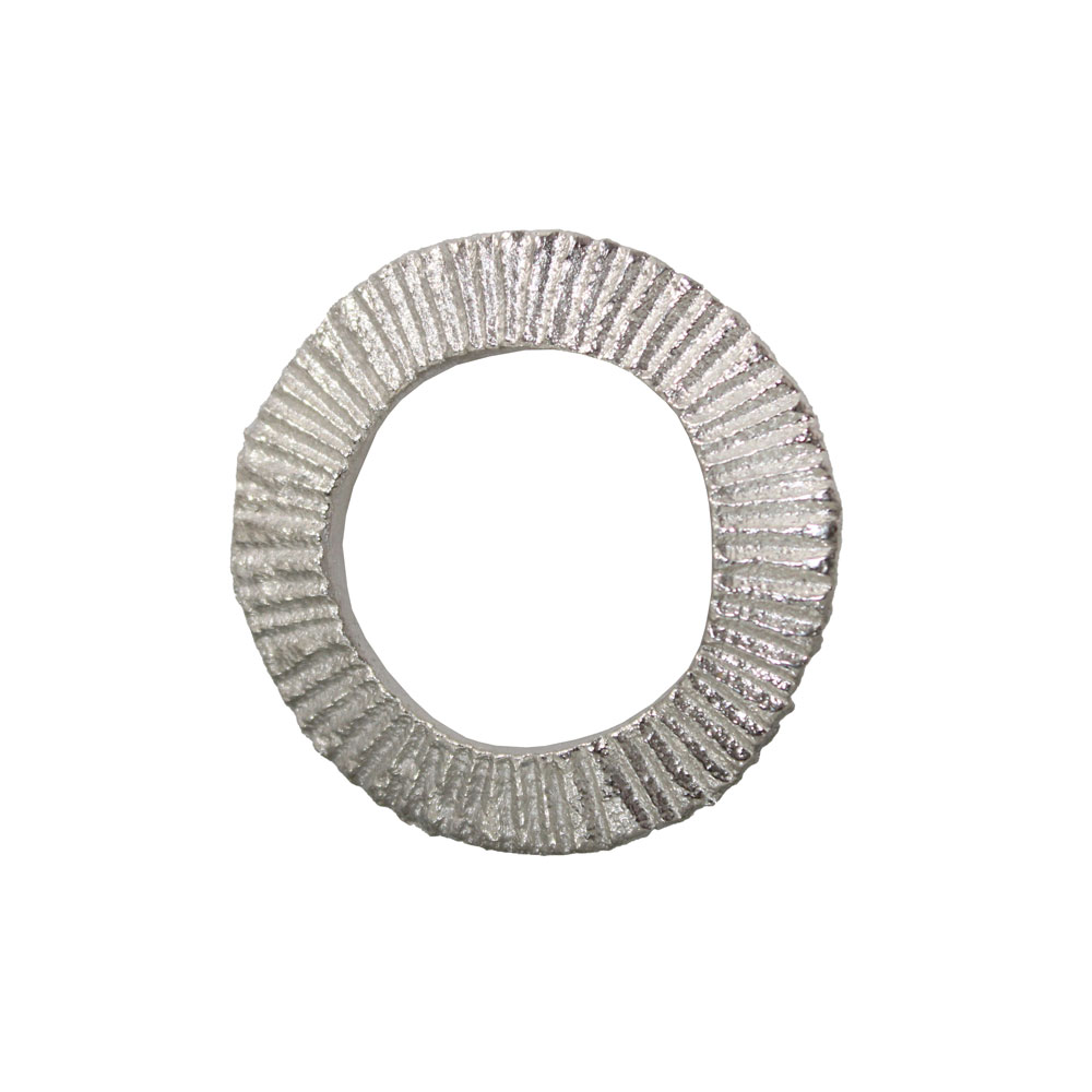 029916-Uqrh4-first-_1 Infinity Δαχτυλιδια Πετσετας Φαγητου 5x5x3cm Αλουμινιο Ασημι - Image 1
