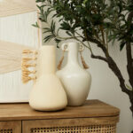 Aegean Βαζο 21x21x35cm Stoneware Μπεζ - Image 3