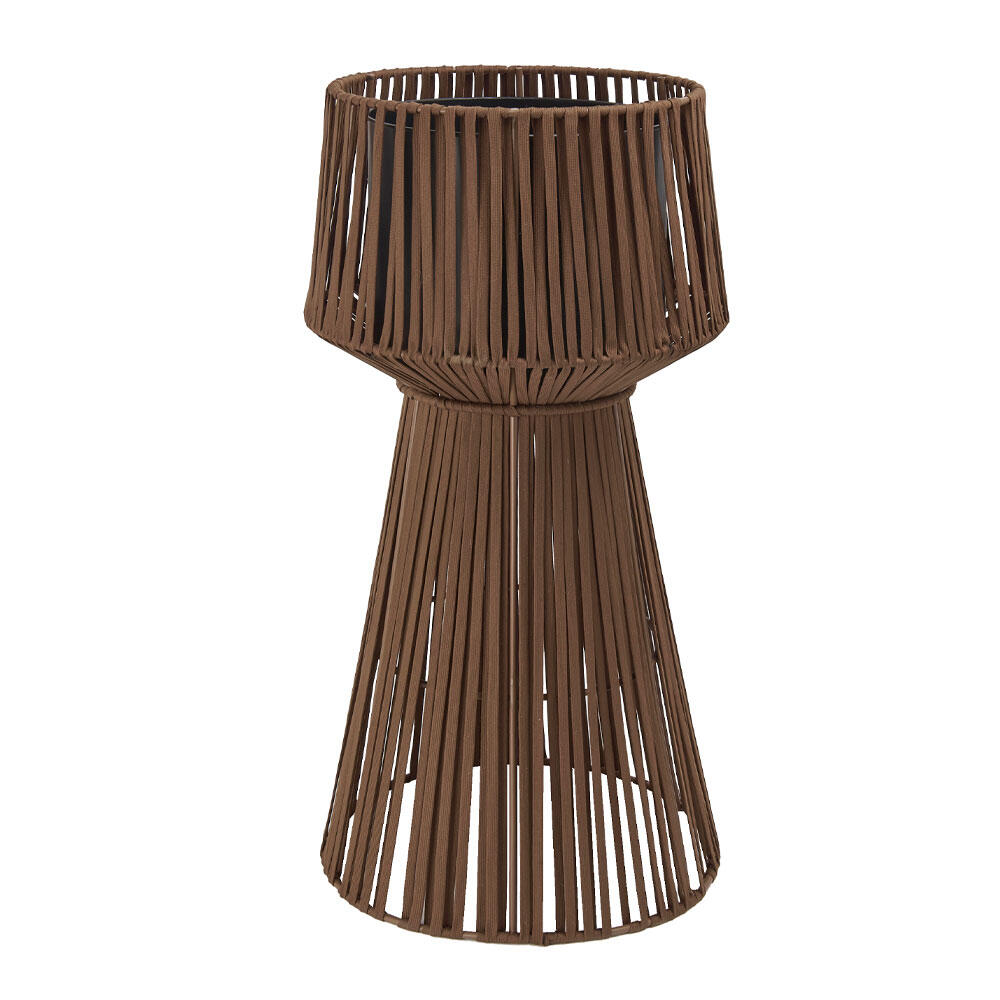 029956-BAGHm-first-_1 Rope Κασπω 35x35x75cm Μεταλλο Καφε Ανοιχτο Σχοινι - Image 1