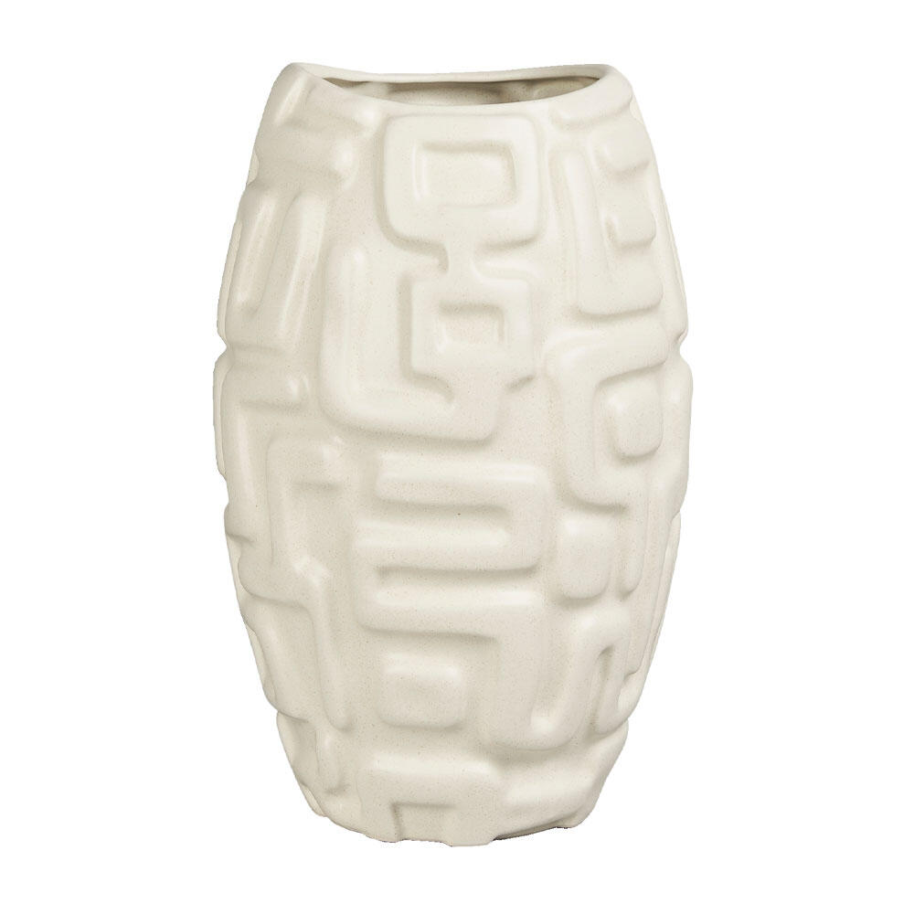 029961-WYrUw-first-_1 Isis Βαζο 29x29x47cm Stoneware Μπεζ - Image 1