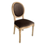 Louis Καρεκλα Taupe Φυσικο 49x49x99cm