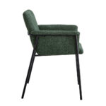 Japo Καρεκλα Green Mix Μαυρο 63x61x82cm - Image 3