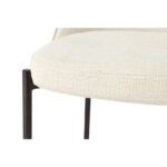 Lujo Καρεκλα Beige Μαυρο Ματ 51.5x57x84.5cm - Image 8