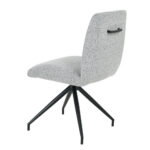 Arm Καρεκλα Γκρι Ανοιχτο Μαυρο Ματ 47.5x56.5x86cm - Image 4