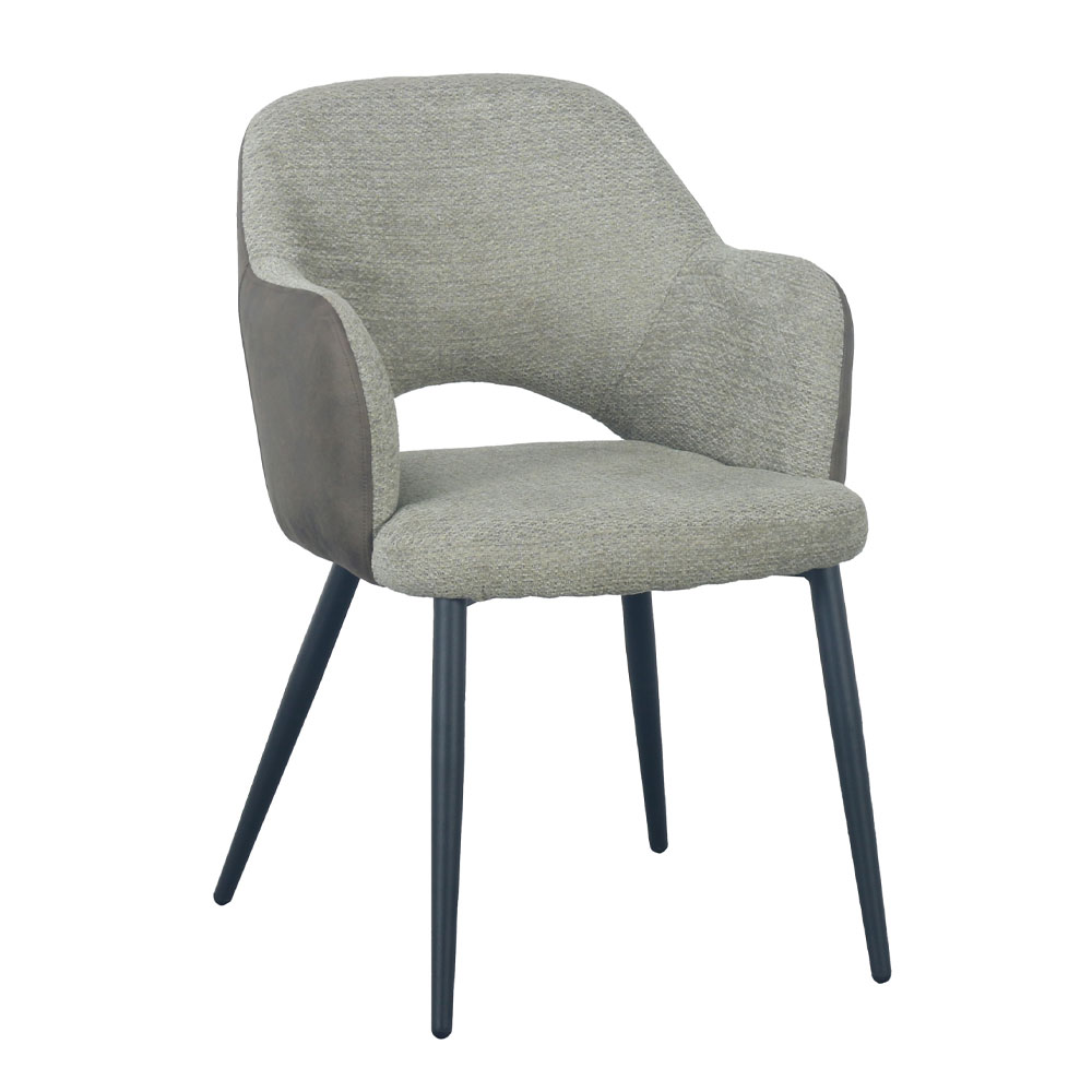 03-1066-90qYf-first-_1 Ascot Καρεκλα Πρασινο Μαυρο 60x63.5x79cm - Image 1