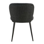 Figaro Καρεκλα Ανθρακι Μαυρο 49x63x79cm - Image 4