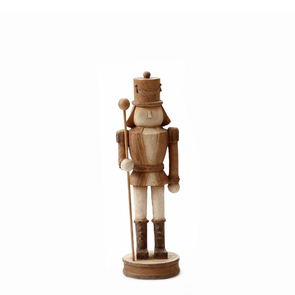 030494-rp5G2-first-_1 Woody Nutcracker M Χριστουγεννιατικο Διακοσμητικο Καρυοθραυστης 10x9x33cm Polyresin Καφε Μπεζ - Image 1