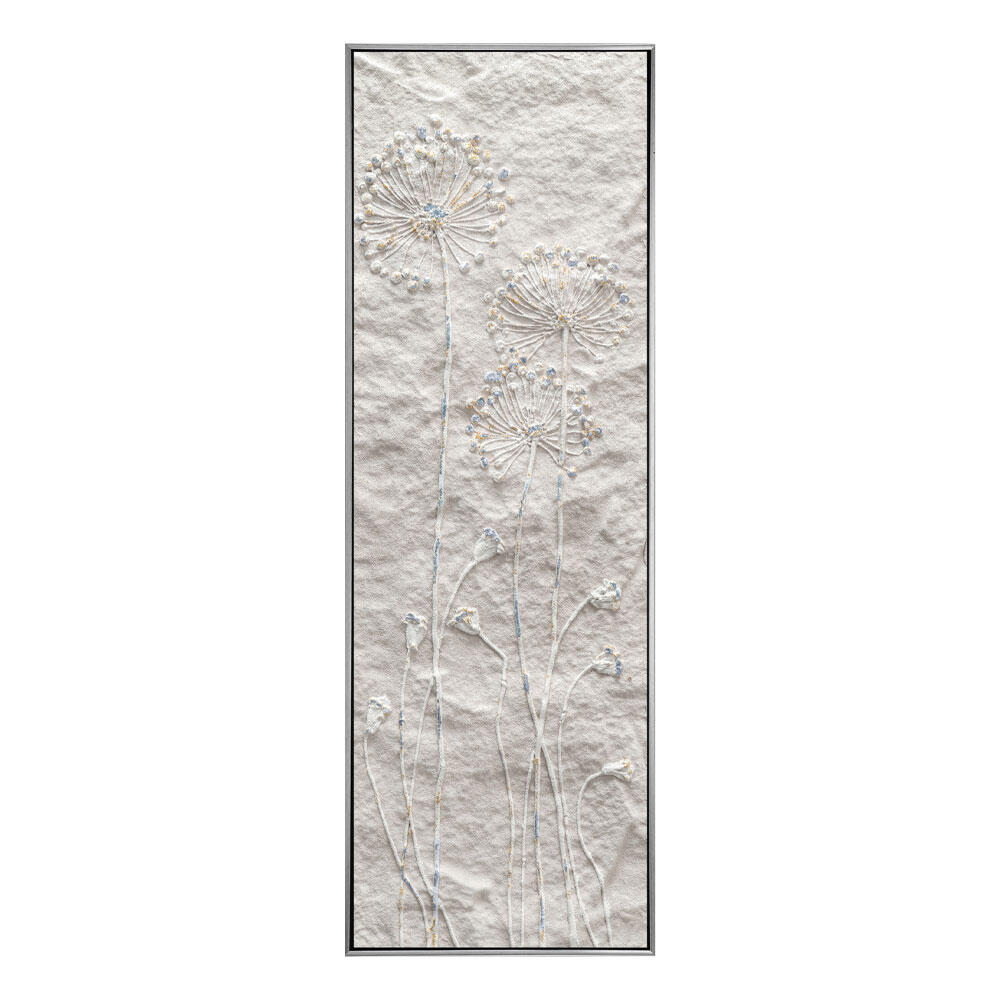 030513-ELi7b-first-_1 Breath Of Art Πινακας Διακοσμησης 40x120x4cm Καμβας Μπεζ Χρυσο Ξυλο - Image 1
