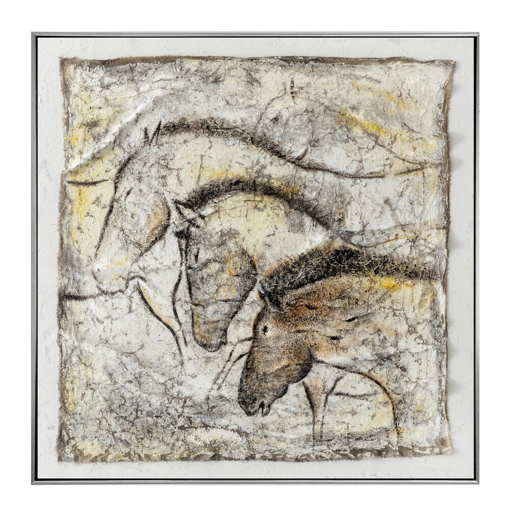 030564-RzDFO-first-_1 Bravery Πινακας Διακοσμησης 80x80x4cm Καμβας Πολυχρωμο Ξυλο Ασημι - Image 1