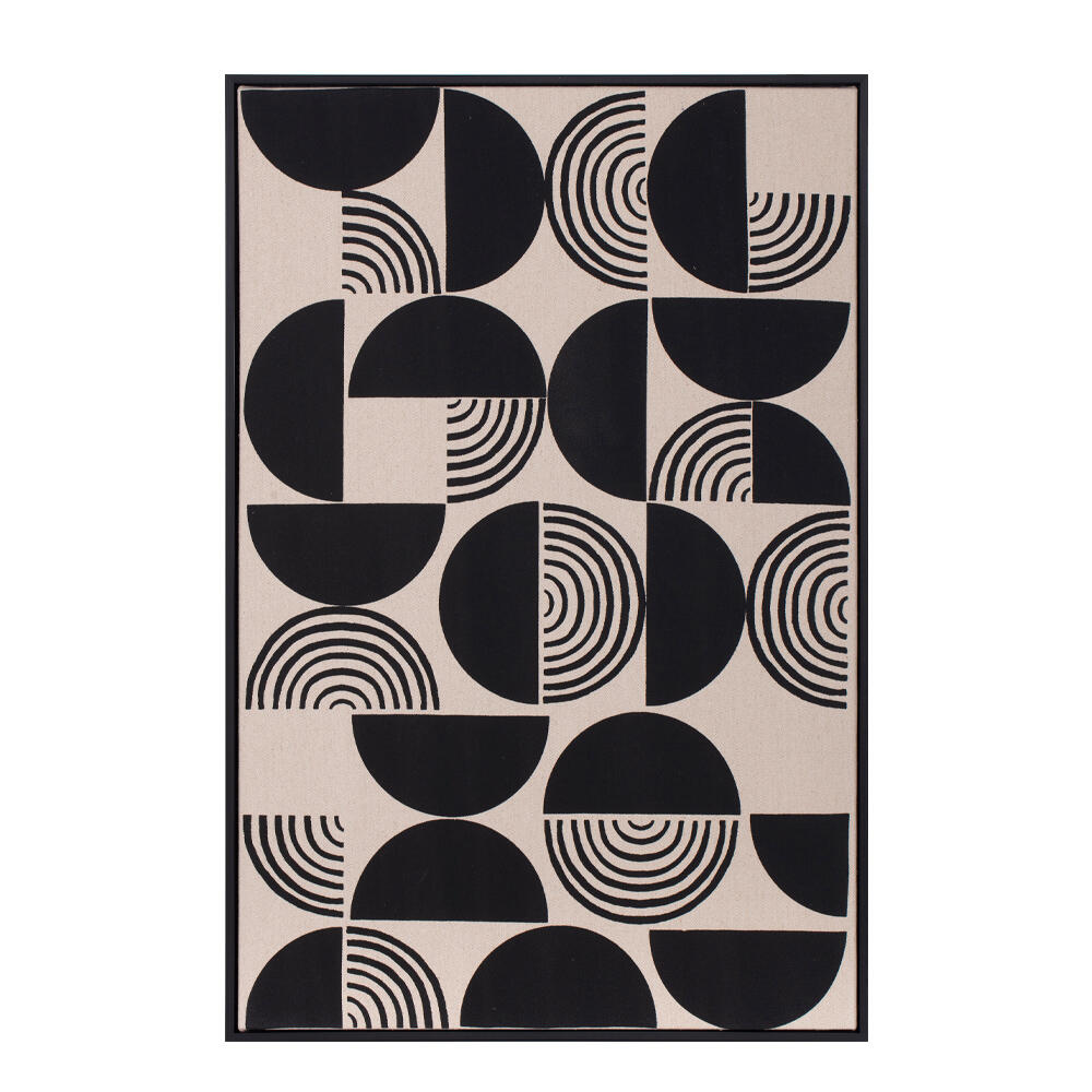030656-BepLe-first-_1 Positive Vibes Πινακας Διακοσμησης 60x90x4cm Λινο Λευκο Μαυρο Ξυλο Μαυρο - Image 1