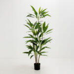 Velvet Tree Δεντρο Τεχνητο Σε Γλαστρα 140cm Pvc Πρασινο Μαυρο Τσιμεντο