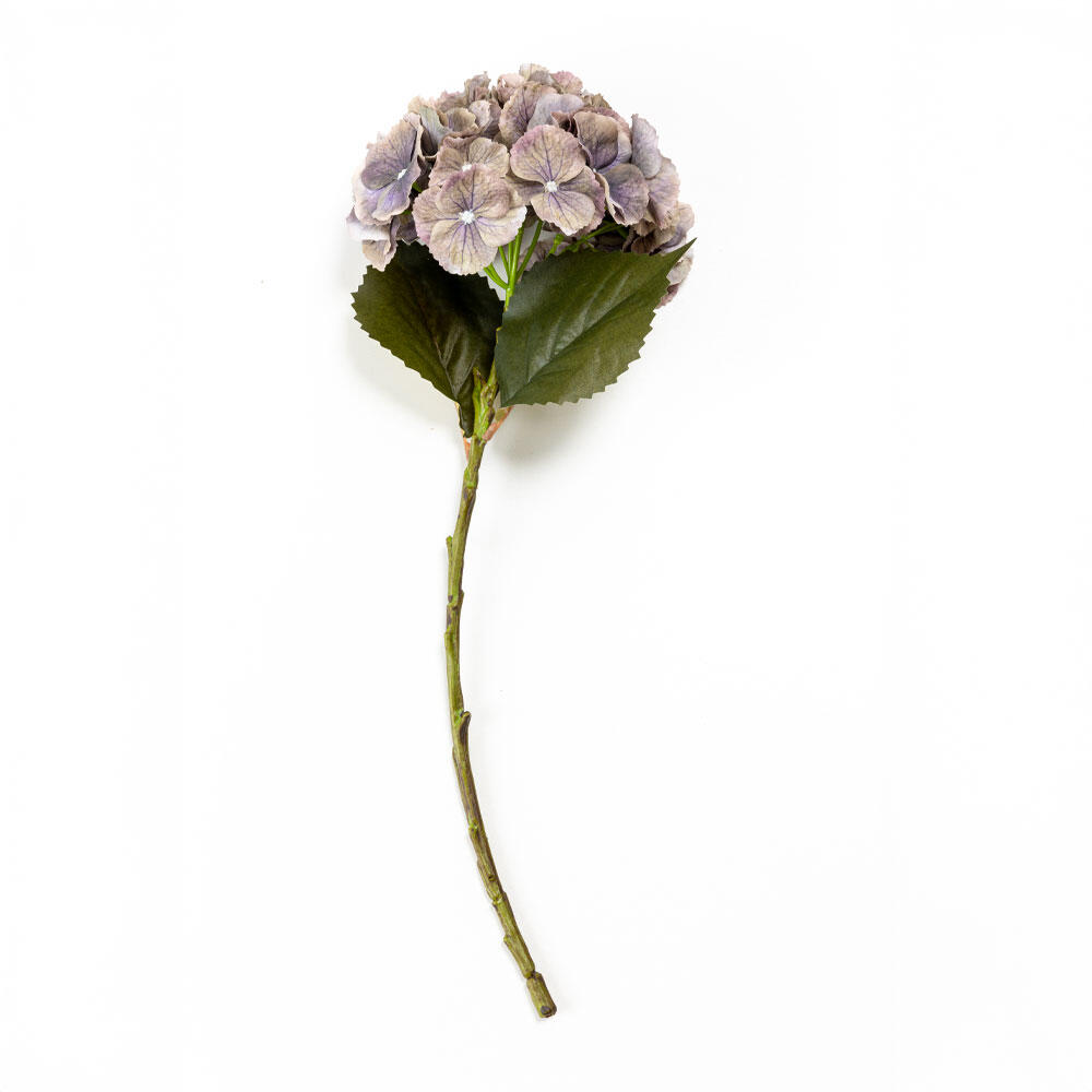 030870-wzmIf-first-_1 Hydrangea Λουλουδι Τεχνητο 52cm Polyester Πρασινο Μωβ Πρασινο - Image 1