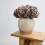 Hydrangea Λουλουδι Τεχνητο 52cm Polyester Πρασινο Μωβ Πρασινο - Image 2