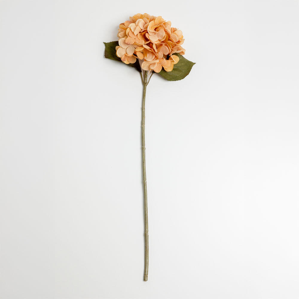 030876-LaFW1-first-_1 Hydrangea Λουλουδι Τεχνητο 67cm Polyester Κιτρινο Πορτοκαλι Πρασινο - Image 1