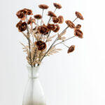 Ranunculus Λουλουδι Τεχνητο 81cm Polyester Καφε Μπεζ - Image 2