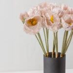 Poppy Λουλουδι Τεχνητο 61cm Polyester Ροζ Ανοιχτο - Image 5
