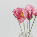 Poppy Λουλουδι Τεχνητο 61cm Polyester Ροζ Σκουρο - Image 2
