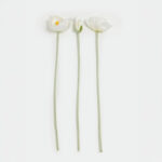 Poppy Λουλουδι Τεχνητο 61cm Polyester Μπεζ