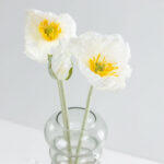 Poppy Λουλουδι Τεχνητο 61cm Polyester Μπεζ - Image 2
