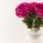 Kate Peony Λουλουδι Τεχνητο 67cm Polyester Φουξια Πρασινο - Image 2