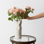 Austin Rose Λουλουδι Τεχνητο 64cm Polyester Σομον Πρασινο - Image 2