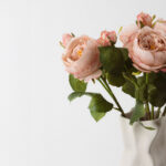 Austin Rose Λουλουδι Τεχνητο 64cm Polyester Σομον Πρασινο - Image 4