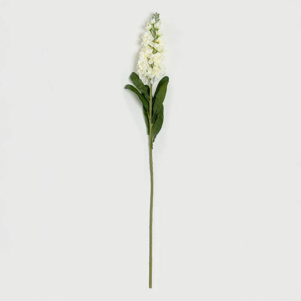 030921-z2Yyn-first-_1 Stick Λουλουδι Τεχνητο 80cm Polyester Λευκο Πρασινο - Image 1