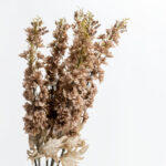 Delphinium Λουλουδι Τεχνητο 108cm Polyester Μπεζ Χακι Πρασινο - Image 2