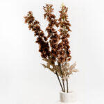 Delphinium Λουλουδι Τεχνητο 108cm Polyester Καφε Πρασινο - Image 2