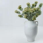 Sweet Alyssum Λουλουδι Τεχνητο 78cm Polyester Λευκο Μωβ Πρασινο - Image 2