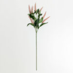Salvia Κλαδι Τεχνητο 83cm Polyester Ροζ Πρασινο