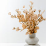 France Eucalyptus Κλαδι Τεχνητο 90cm Polyester Μπεζ Καφε - Image 3