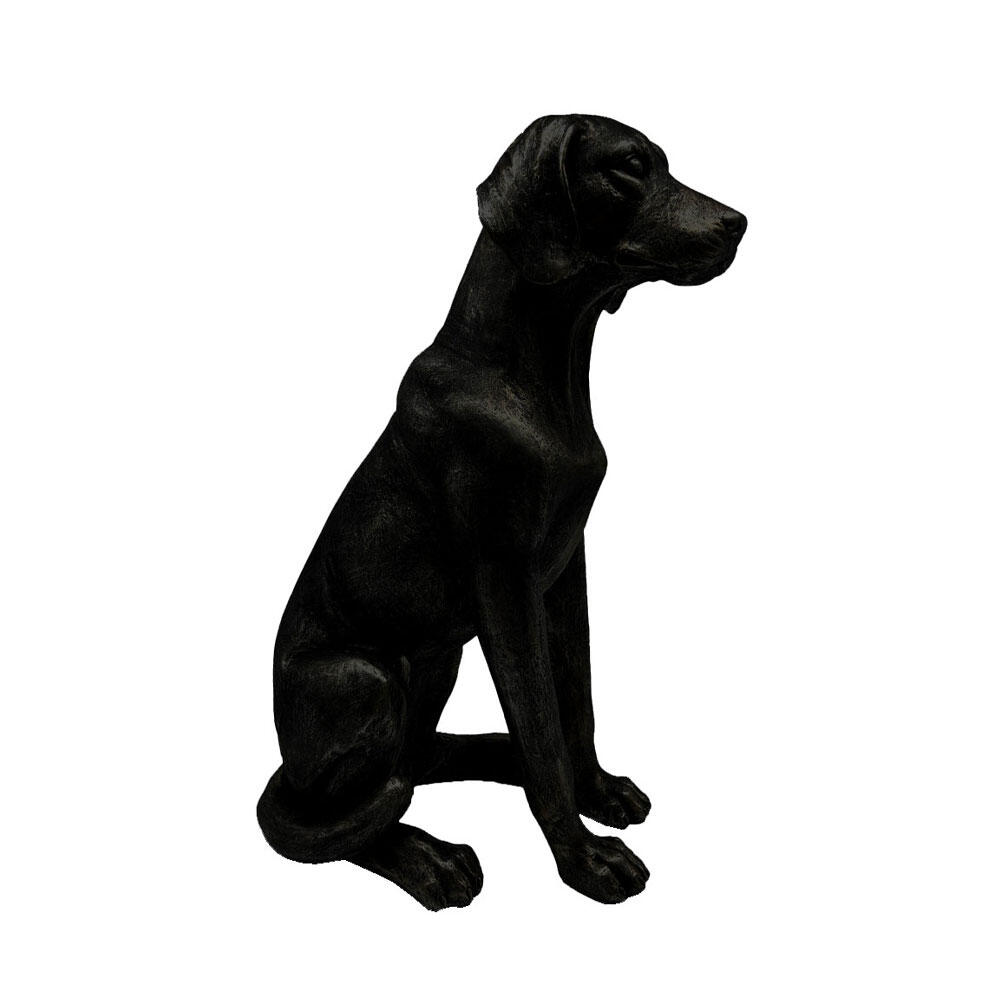 031116-JVIZ7-first-_1 Oliver Διακοσμητικο Σκυλος 36x21x50cm Polyresin Μαυρο - Image 1
