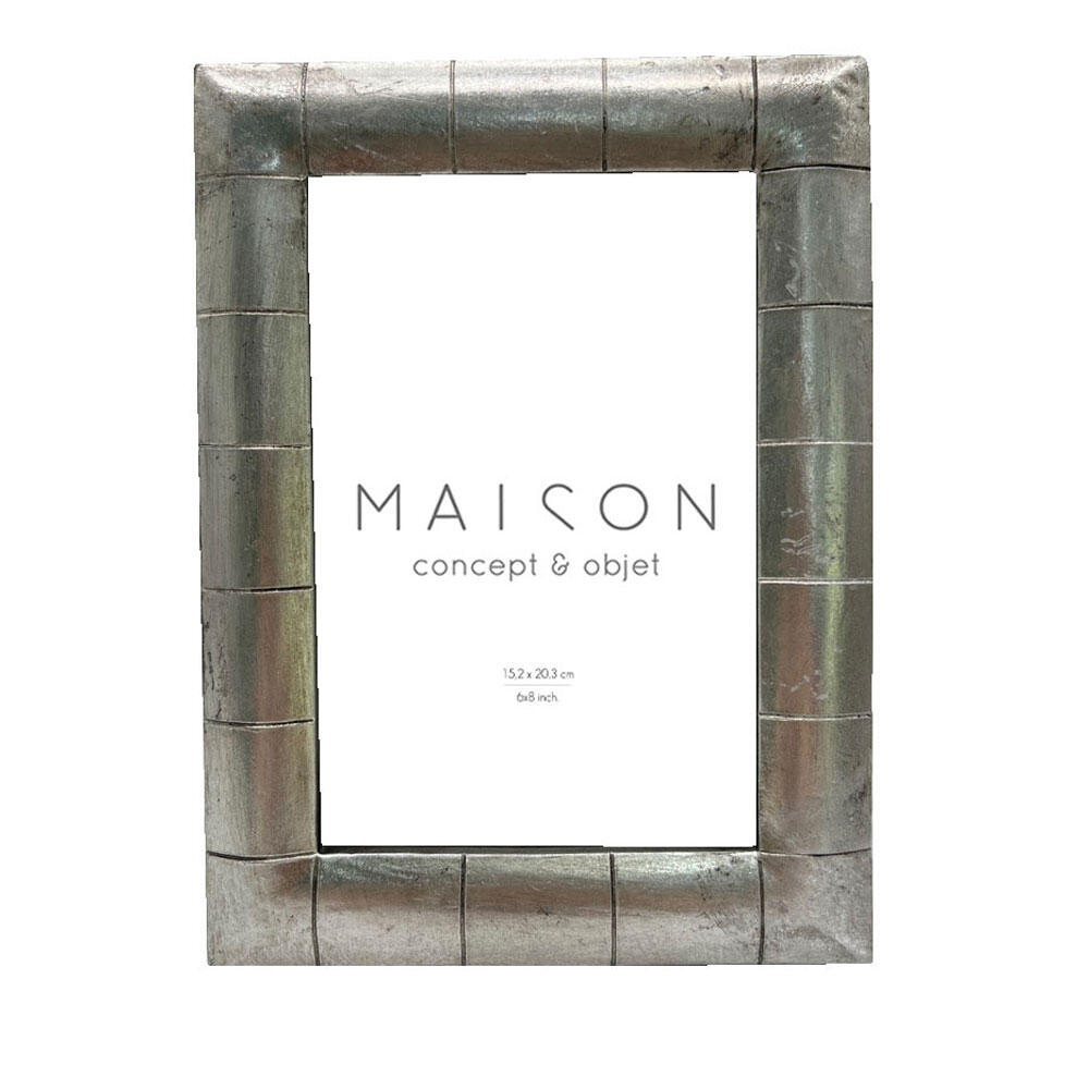 031148-mgvqV-first-_1 Kamiar Κορνιζα 20x2x25cm Polyresin Ασημι Γυαλι - Image 1