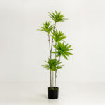 Fatsia Δεντρο Τεχνητο Σε Γλαστρα 110cm Υφασμα Πρασινο Pvc